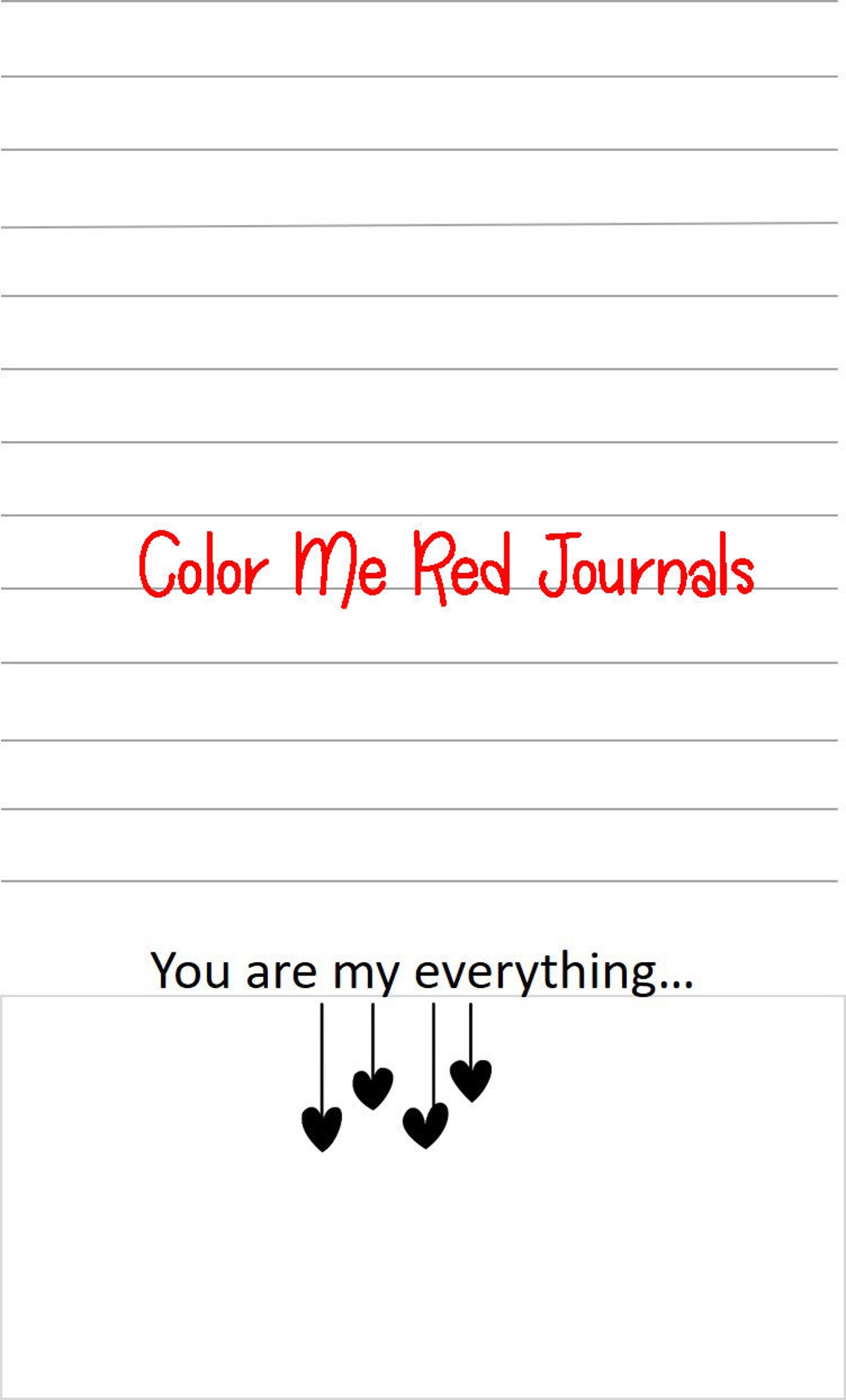 Pass Back and Forth Love Notes Journal for Couples Relationship Journal