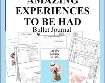 Experiences Wishlist Journal: Travel & Big Ideas Planner (Digital Download)
