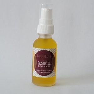 Anti-aging Overnight Oil ~ Revitalizing Face Oil ~ Face Moisturizer Serum ~ Frankincense & Myrrh ~ Helichrysum