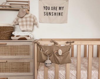 Nursery Storage Organisation Cot Pocket