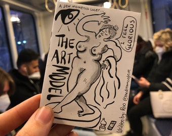 The Life Model Zine -with free sticker