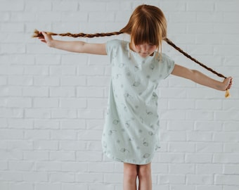 Boat Neck Dress in Berry Patch