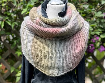 large triangular scarf shoulder scarf stole with headband set
