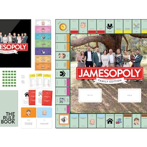 Custompoly Board Game - Personalized Board Game - Custom Games