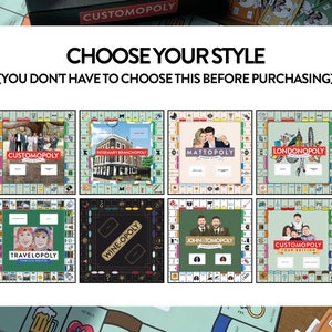 Custom Opoly Board Game image 4