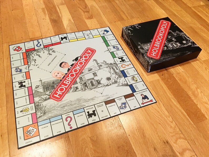 Custom Built Monopoly Board Game Etsy