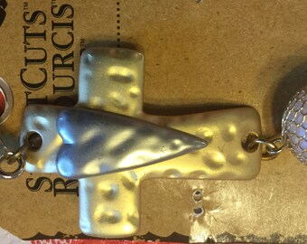 Heart Cross Purse/Key Clip