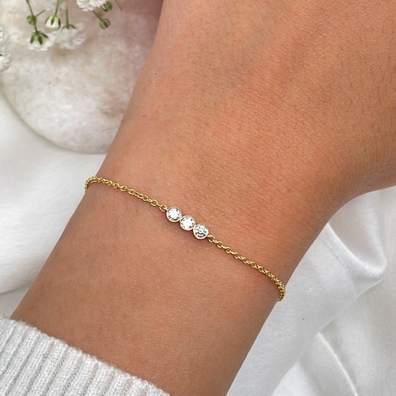 Dainty diamond shop bracelet