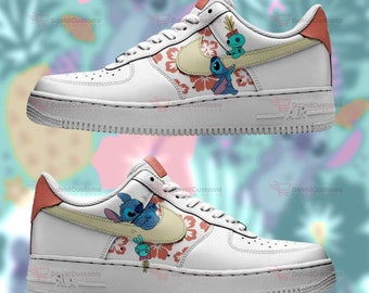 Air Force 1 X Stitch And Rags, AF1, Air Force Ones, Air Force 1 Custom