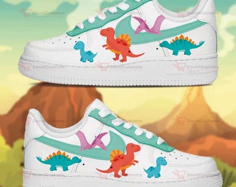 Air Force 1 Shoes - Dinosaurs, AF1,Air Force Ones,Air Force 1 Custom