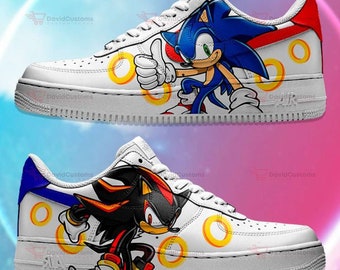 Air Force 1 X Sonic und Amp Shadow, AF1, Air Force Ones, Air Force 1 Custom