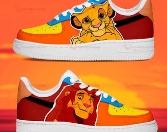 Air Force 1 Shoes - Lion King, AF1,Air Force Ones,Air Force 1 Custom