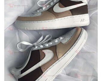 Air Force 1 Custom Mocha Series, AF1,Air Force Ones,Air Force 1 Custom