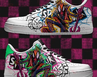 Air Force 1 X Spider Punk, AF1,Air Force Ones,Air Force 1 Custom