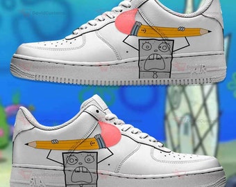 Air Force 1 X Spongebob Stroke, AF1,Air Force Ones,Air Force 1 Custom