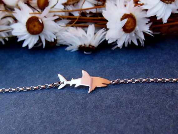Shark Bracelet.shark Jewelry.men Silver 