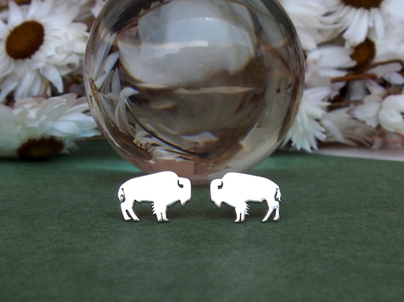Elephant Silhouette Sterling Silver Studds Elephant Silhouette Sterling Silver Studds