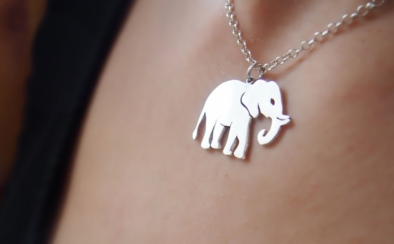 Elephant Ganesha Pendant Elephant Charm Elephant Jewelry 925 Sterling Silver Elephant Pendant