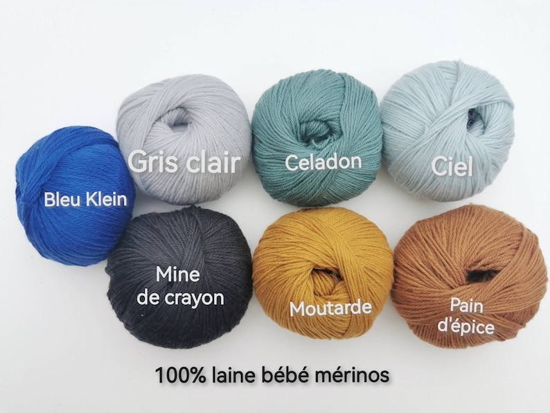 SOLINE Brassière 100% laine mérinos coloris au choix image 9