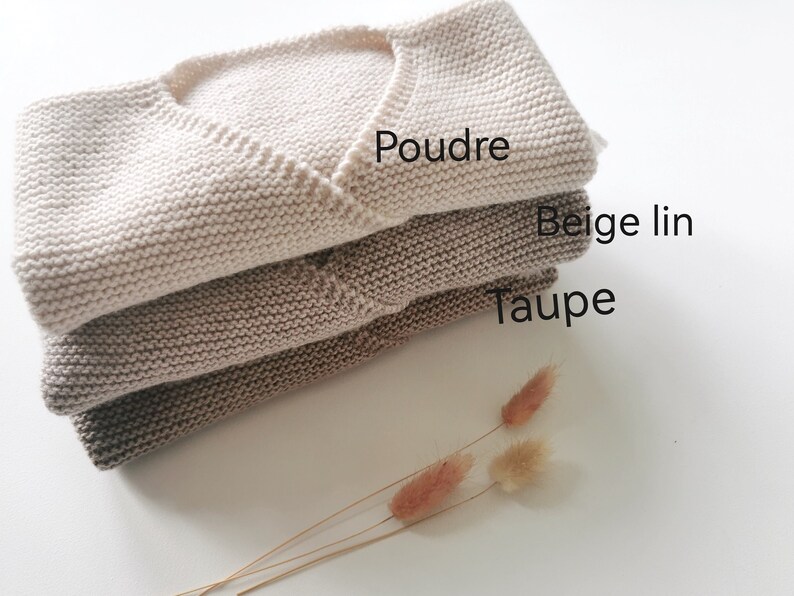 SOLINE Brassière 100% laine mérinos coloris au choix image 7