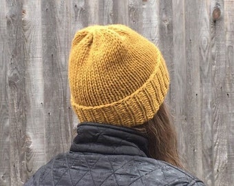 PAUL | 100 % wool hand knit hat - Made in Canada
