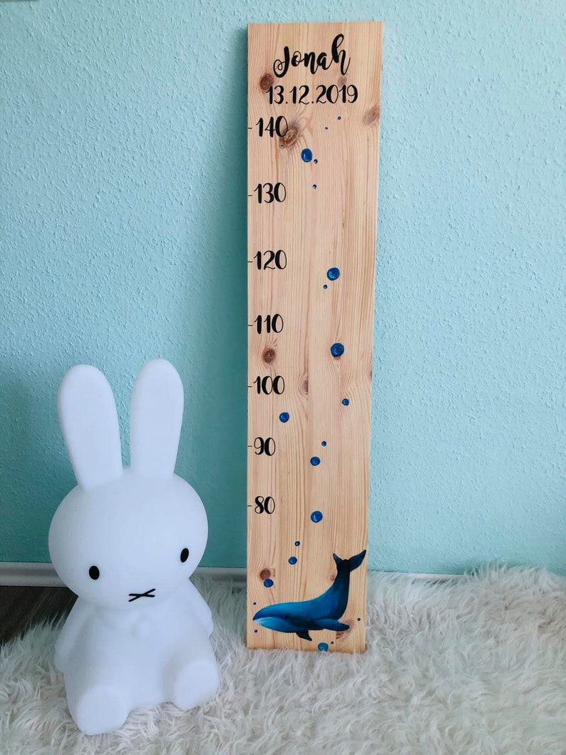 Ehrfürchtig Messlatte Kinder Personalisiert Messlatte Messleiste für Kinder aus Holz personalisiert