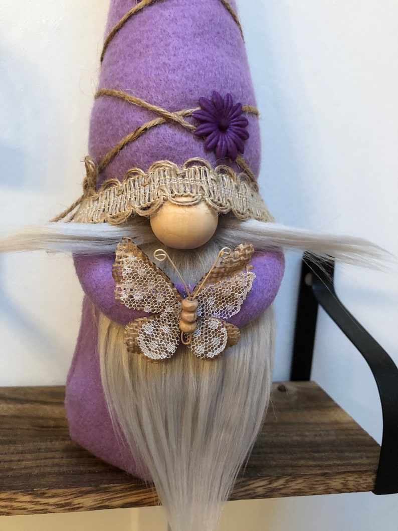 Floral gnomes mothers day gnome spring gnome butterfly  etsy