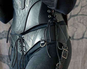 Belt & leg sheaths | Dragon rider armour
