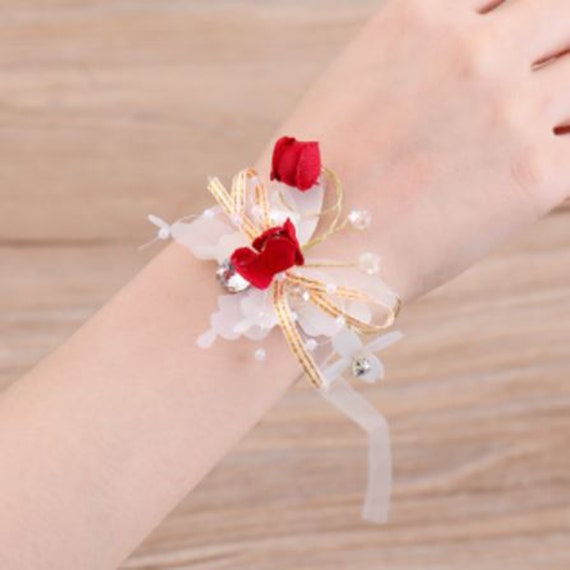 Little girl wrist corsage deals