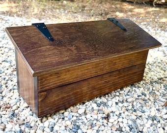 Wall Mount Mailbox, Handmade vintage style mailbox for porch.