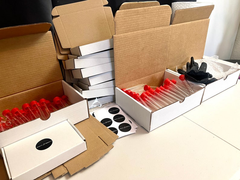 Hummingbird Feeder Test Tubes With Red Cap Set of 12. Etsy