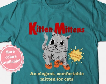 Kitten mittens t shirt cheap