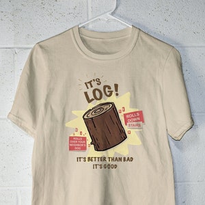 Log T-Shirt Funny 90s Ren and Stimpy Tee