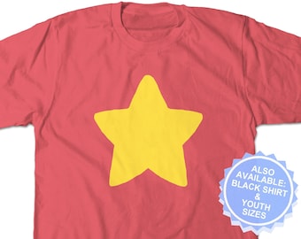 Steven Universe Coral T-Shirt, Cartoon Star Tee