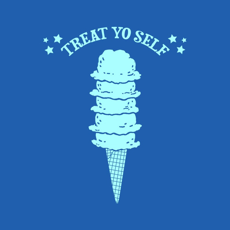 Treat Yo Self T-Shirt Parks and Rec treat yo self day | Etsy