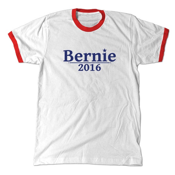 Bernie 2016 Ringer T Shirt Bernie Sanders For President 2016 Etsy