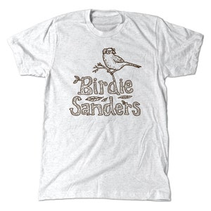 Birdie Sanders T-Shirt, Berdie Bernie Sanders cute Ash Gray tee shirt 2020