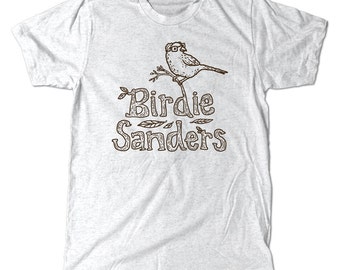 Birdie Sanders T-Shirt, Berdie Bernie Sanders cute Ash Gray tee shirt 2020