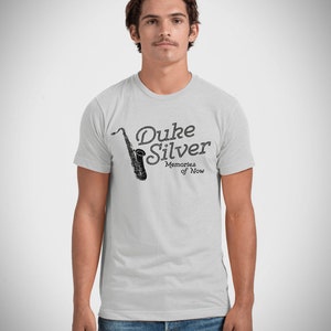 Duke Silver T-Shirt, Parks And Rec Ron Swanson Duke Silver Trio Tee image 3