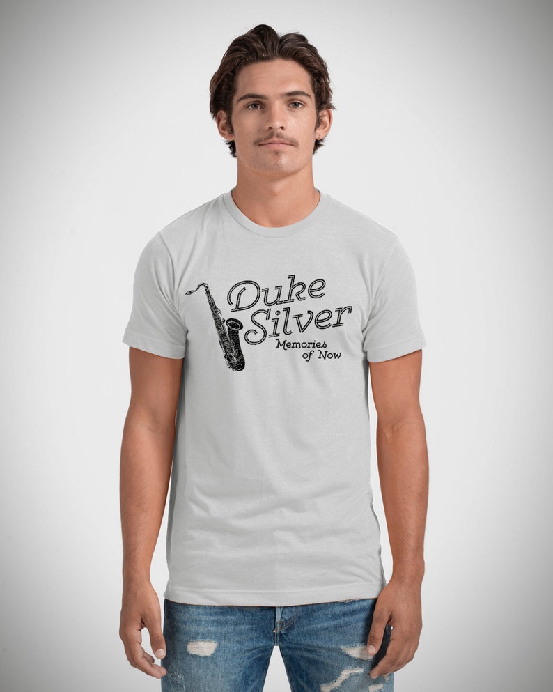 Duke Silver T-Shirt, Parks And Rec Ron Swanson Duke Silver Trio Tee image 3