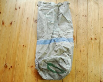 Vintage British RAF Military Canvas Kit Bag Holdall