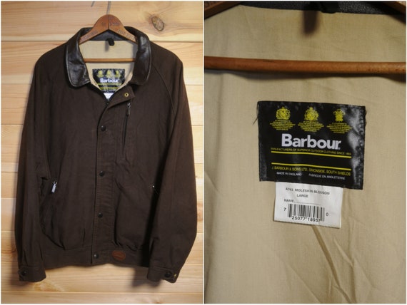 barbour moleskin shirt