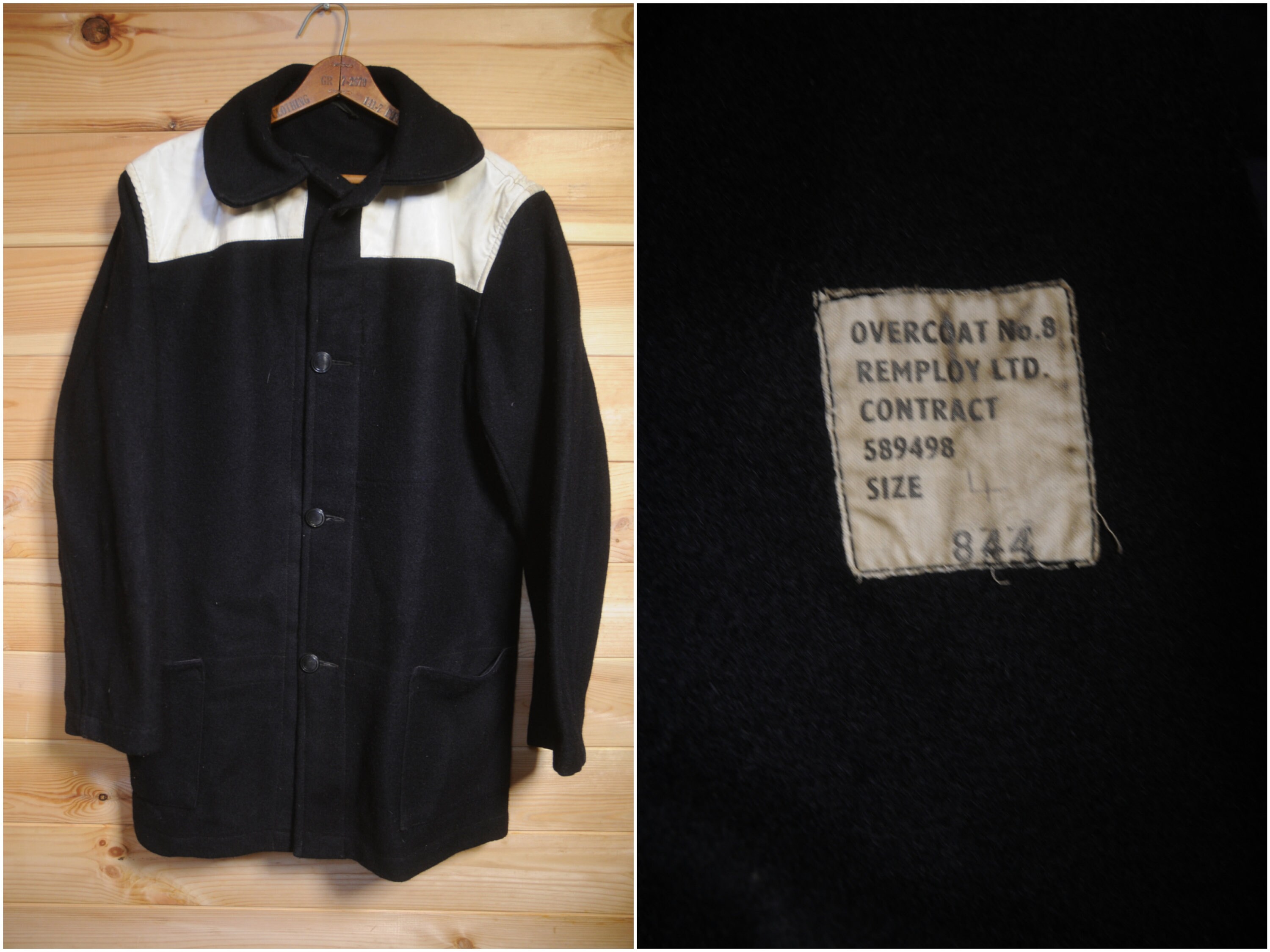 Vintage British Donkey Jacket White Topped by Remploy Ltd Size - Etsy