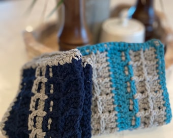 Waffle Stitch Dishcloth Pattern