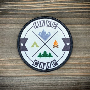 Make Camp round patch
