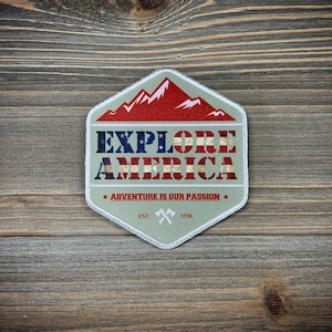 Explore America Mountains patch