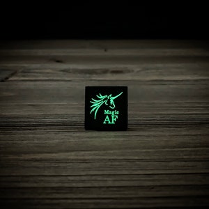 Magic AF patch (white/black) glow in the dark