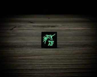 Magic AF patch (white/black) glow in the dark