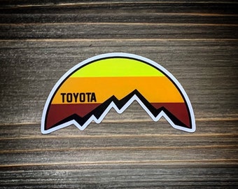 Toyota Sunrise sticker