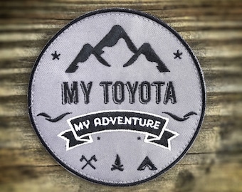 My Toyota My Adventure patch (GRAY)